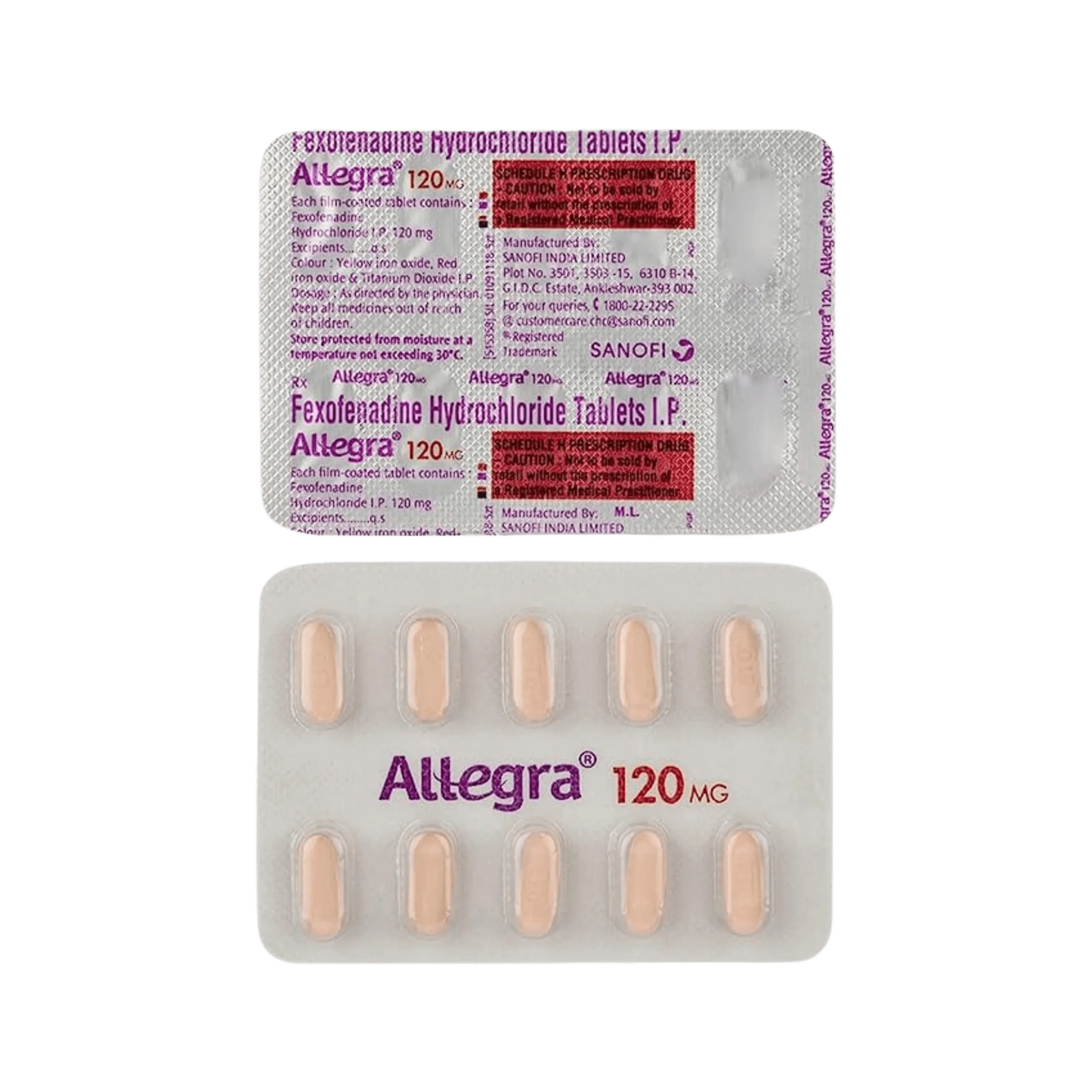 ALLEGRA 120MG TABLET - Animeal