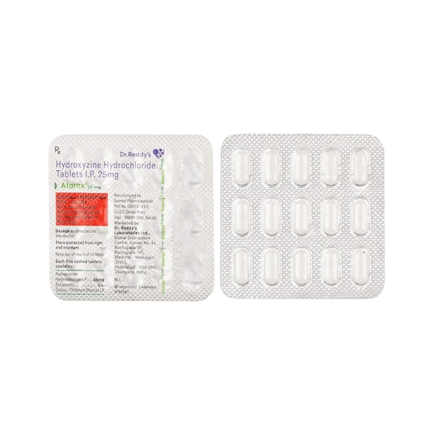 ATARAX 25 TABLET - Animeal