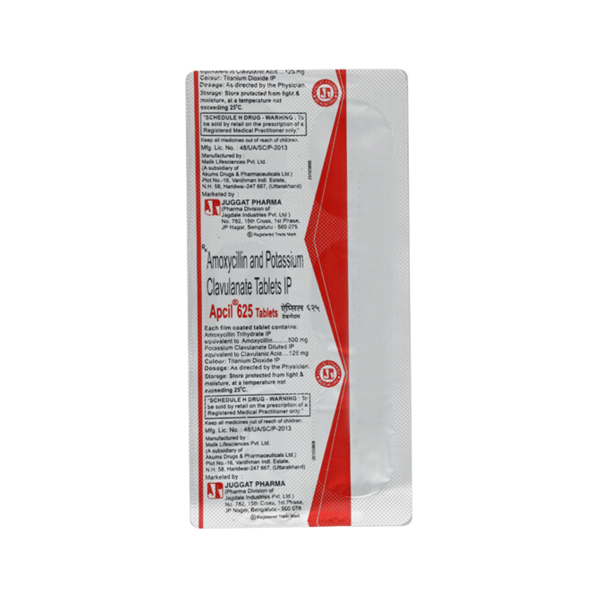 Akums Apcil 625mg Tablet for Dogs and Cats, 6 Tablets - Animeal