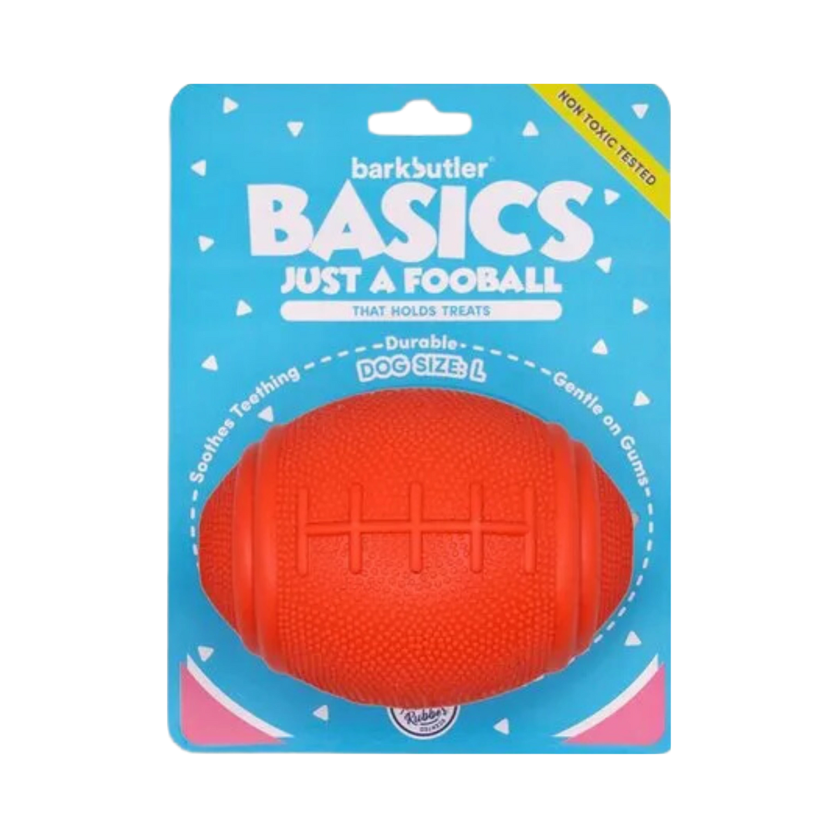 BARKBUTLER JUST A FOOBALL -SMALL TOY (R) - Animeal