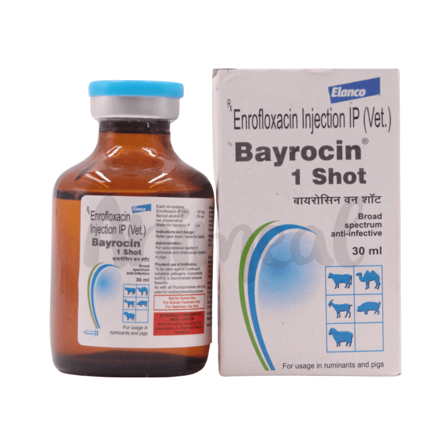 BAYROCIN 1SHOT INJ (S) - Animeal