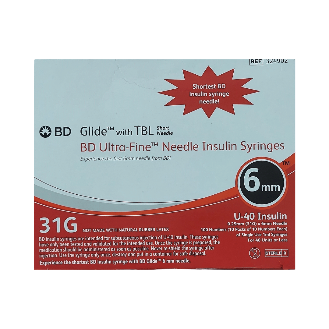 BD Insulin Syringe 40, 1ml - Animeal