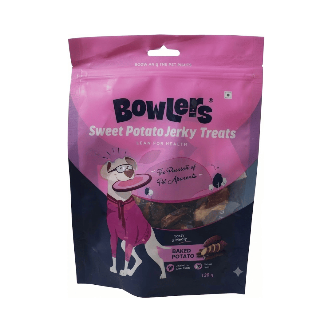 BOWLERS SWEET POTATO JERKY TREATS (S) - Animeal