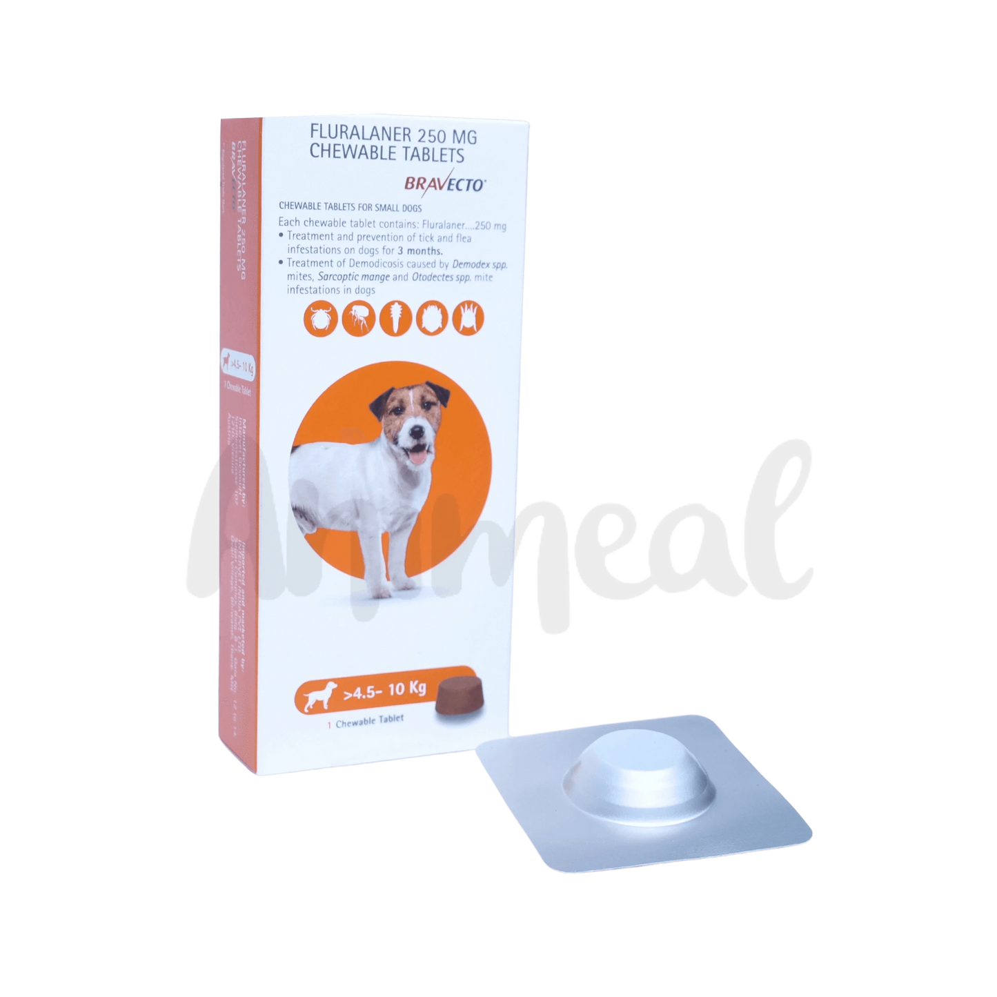 BRAVECTO (4.5-10KG) DOG TABLET - Animeal