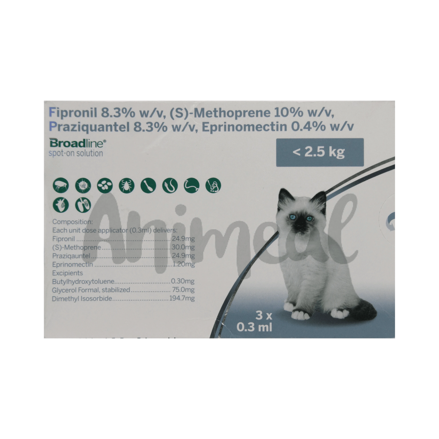 BROADLINE (<2.5KG) CAT SPOT ON - Animeal