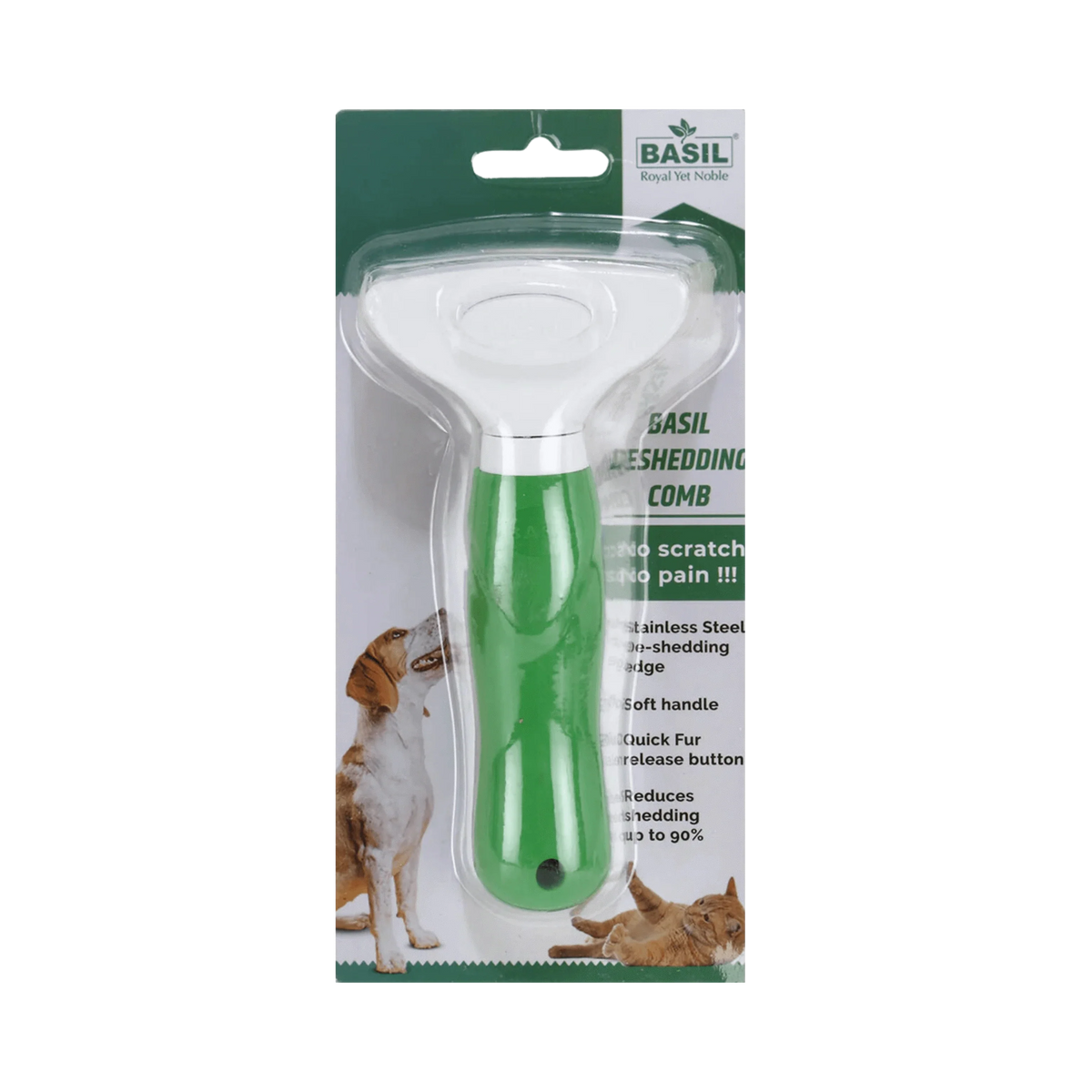 Basil De-Shedding Comb for Dogs - Animeal