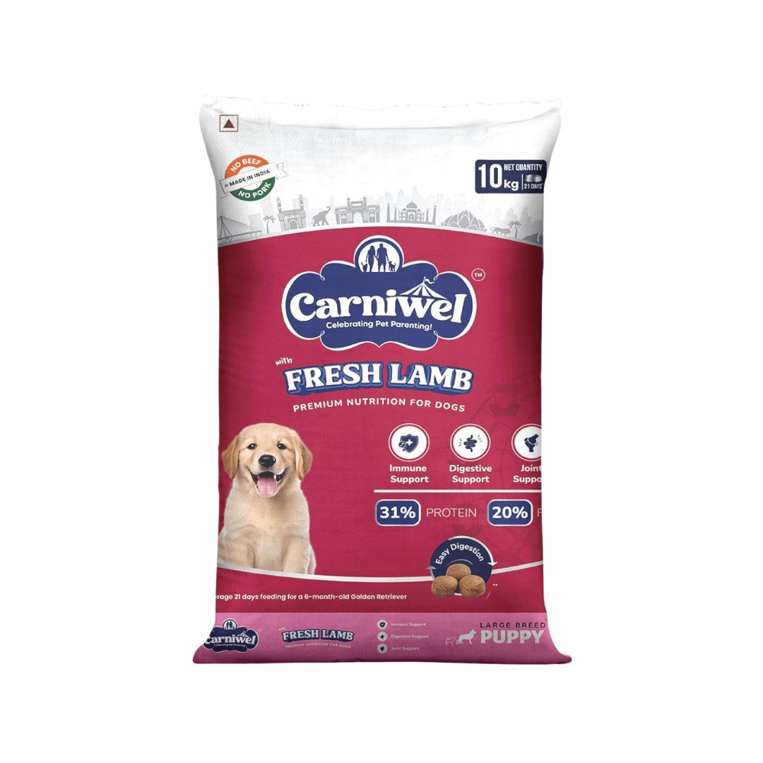 CARNIWEL FRESH LAMB SMALL DOG PUPPY DRY FOOD (M) - Animeal