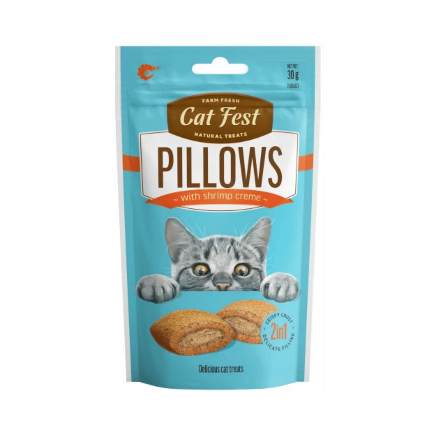 CATFEST PILLOWS WITH SHRIMP CREAM - Animeal