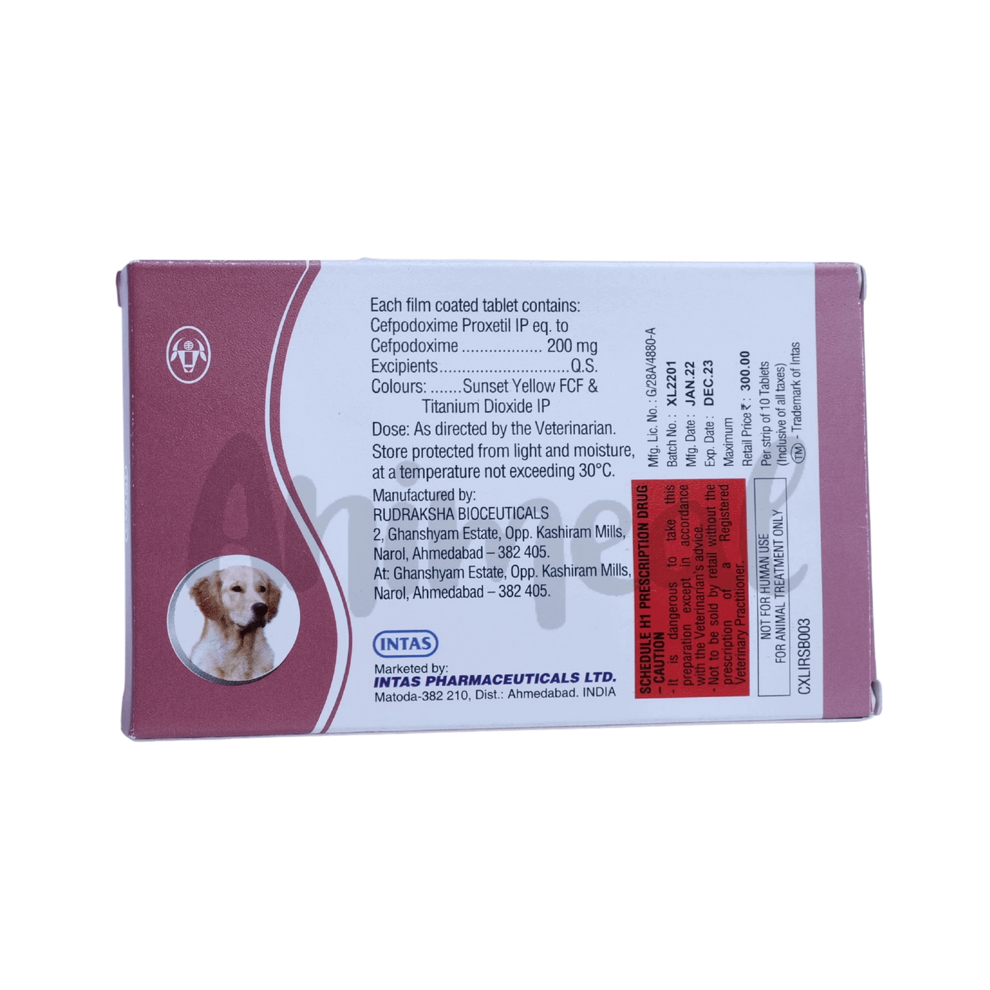 CEFPET XL TABLET - Animeal