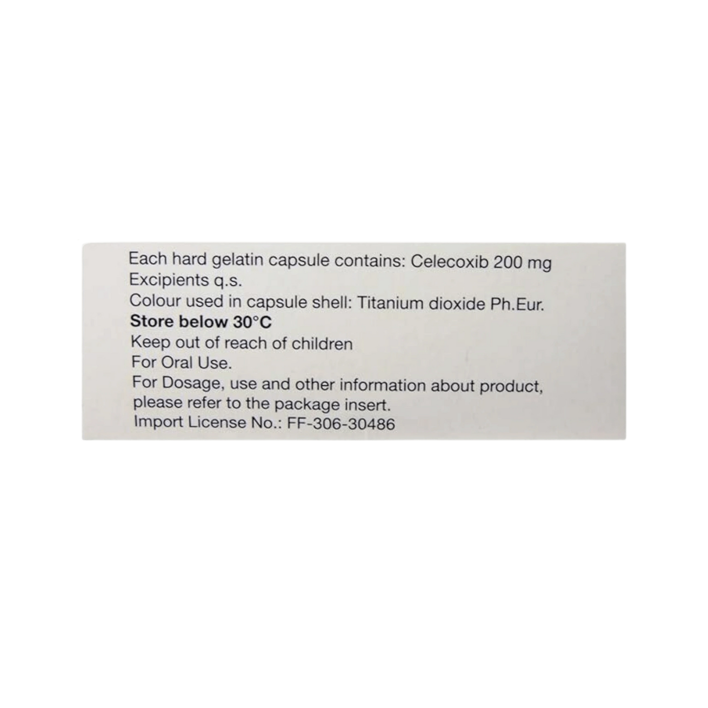 CELEBREX 200MG TABLET - Animeal