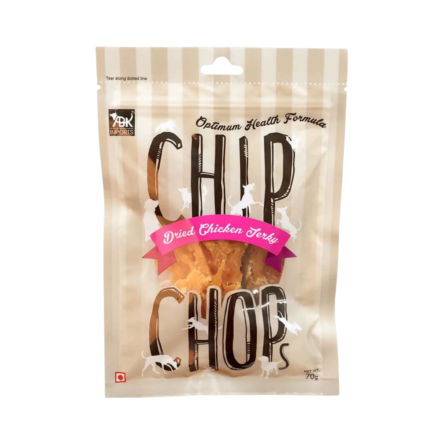 CHIP CHOP SUN DRIED CHIC JERKY - Animeal