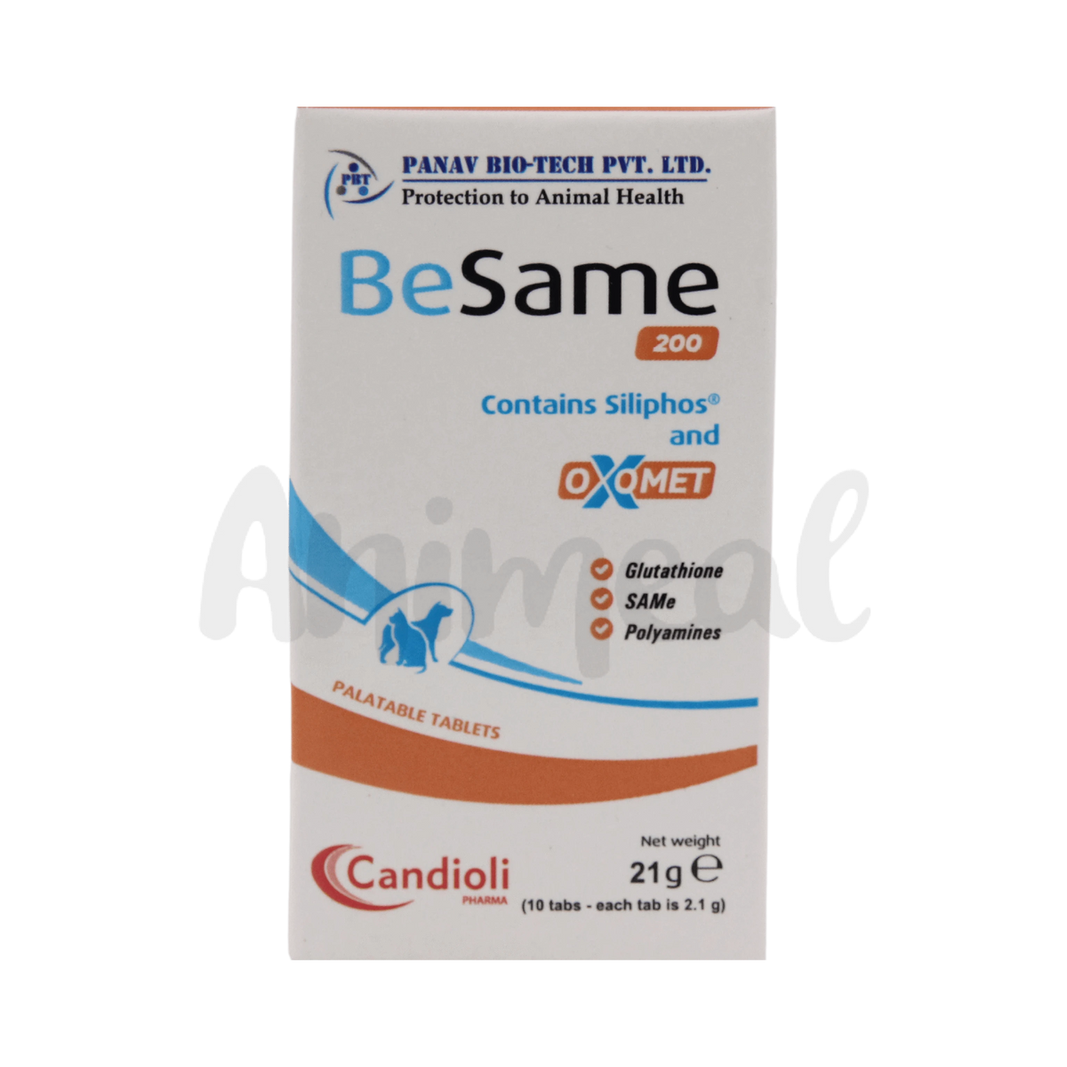 Candioli Besame 200mg Tablet for Dogs and Cats, 10 Tablets - Animeal