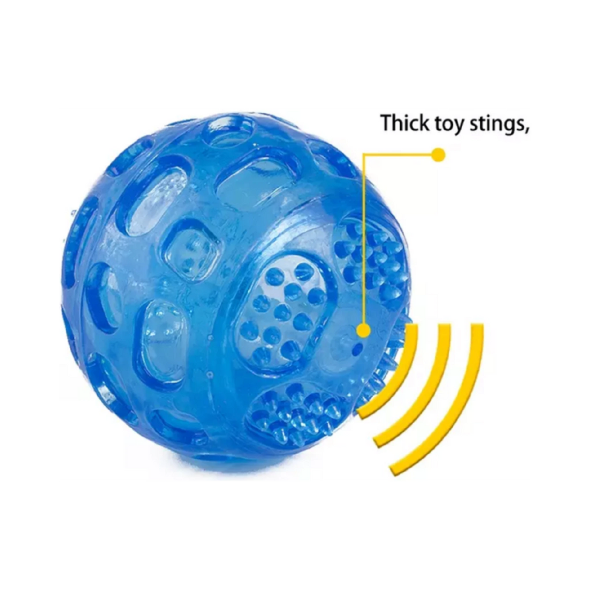 Canine Crew Squeaky Ball for Dogs - Animeal