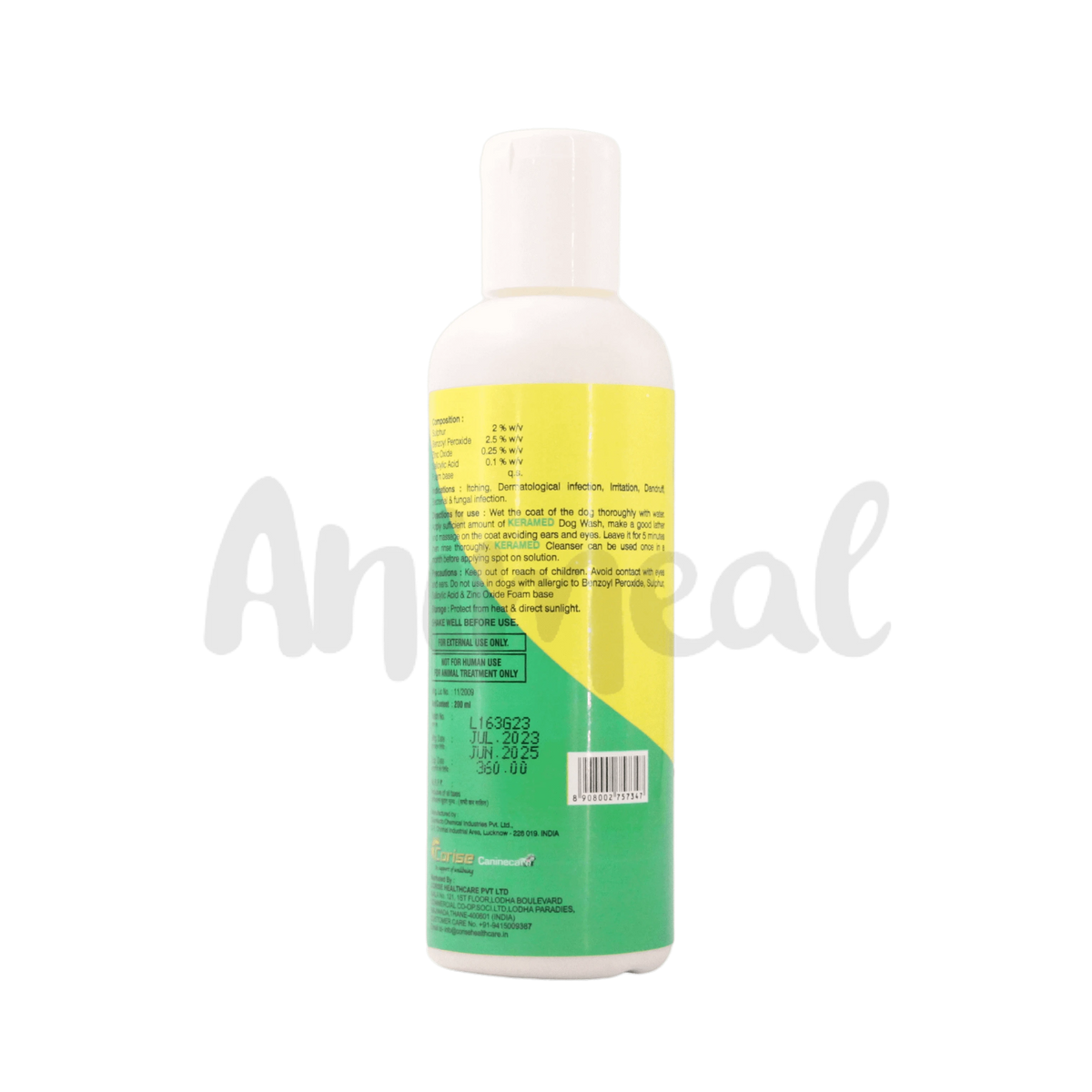 Corise Keramed Vet Shampoo, 200ml - Animeal