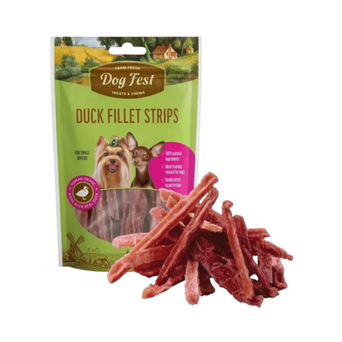 DOGFEST DUCK FILLET TREATS - Animeal