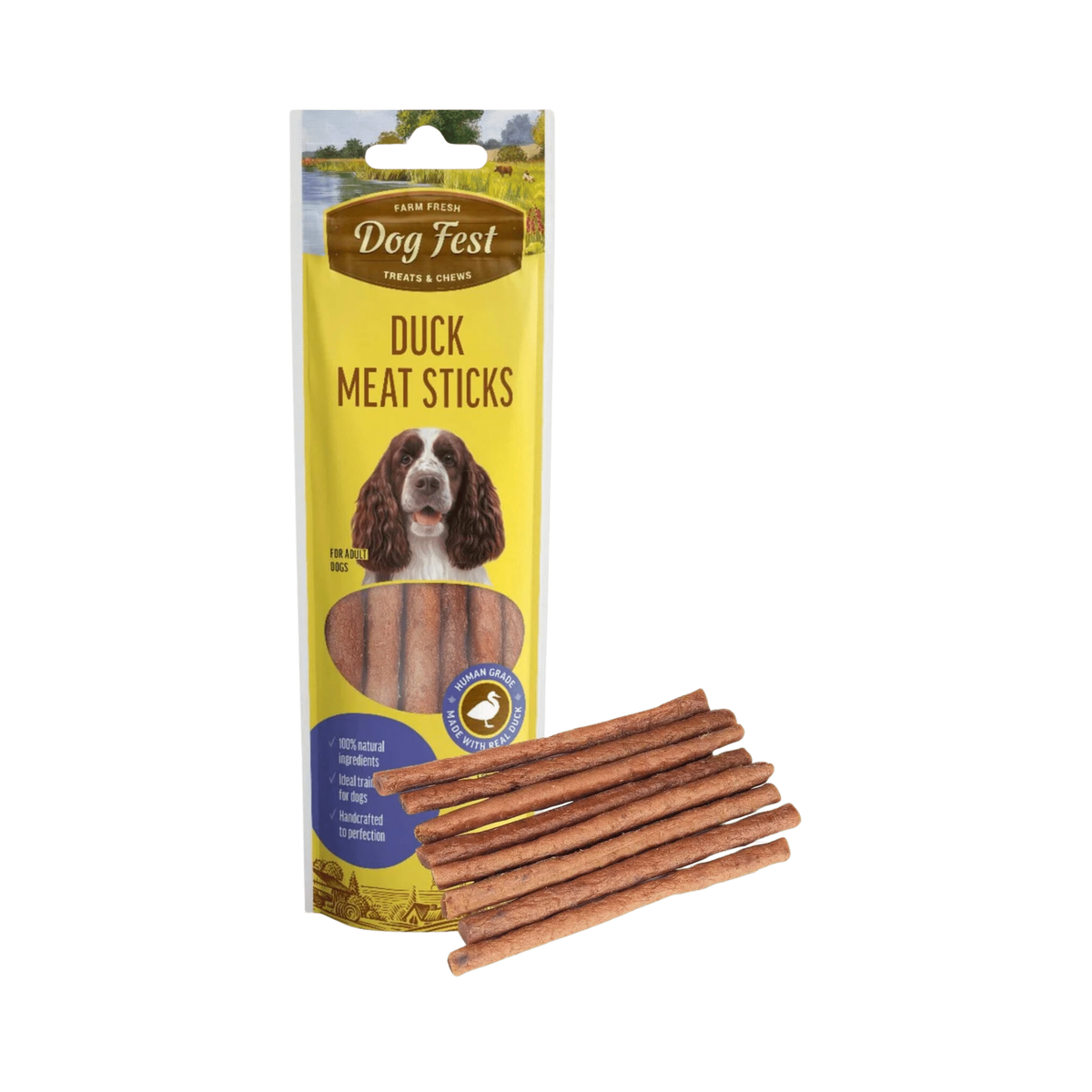 DOGFEST MEAT STICKS DUCK - Animeal