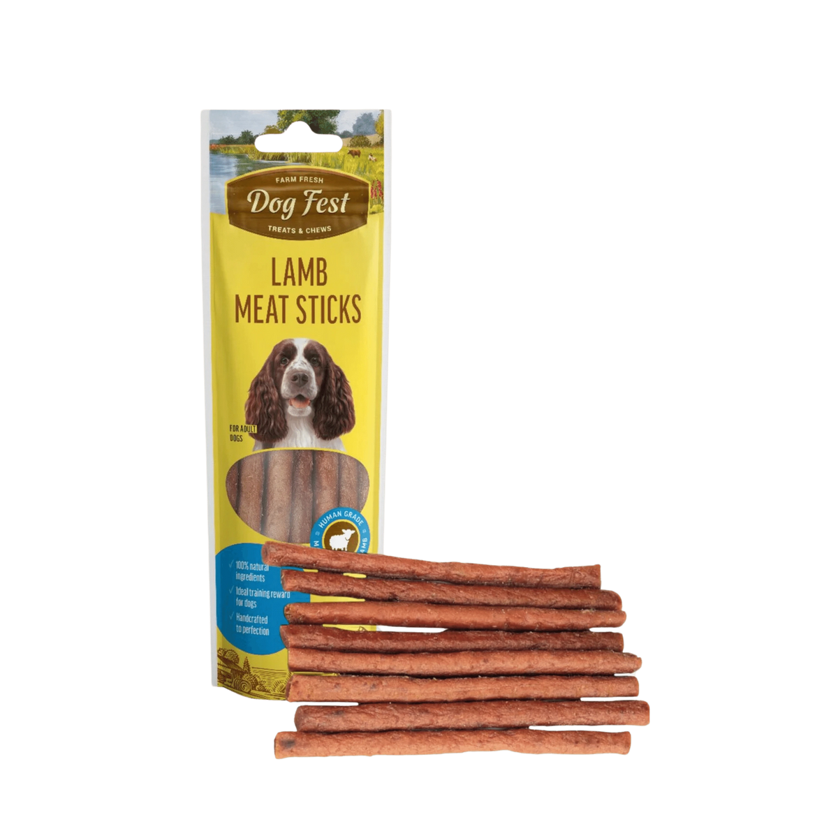 DOGFEST MEAT STICKS LAMB - Animeal