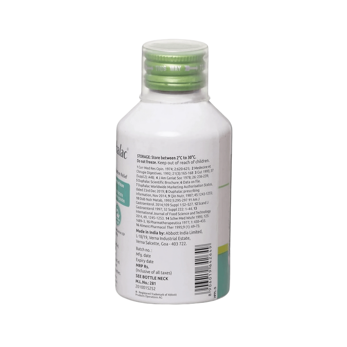 DUPHALAC SYRUP (S) - Animeal