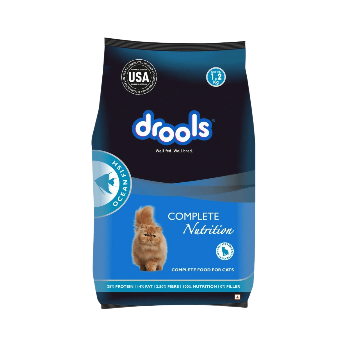 Drools Ocean Fish Dry Cat Food, 3kg - Animeal