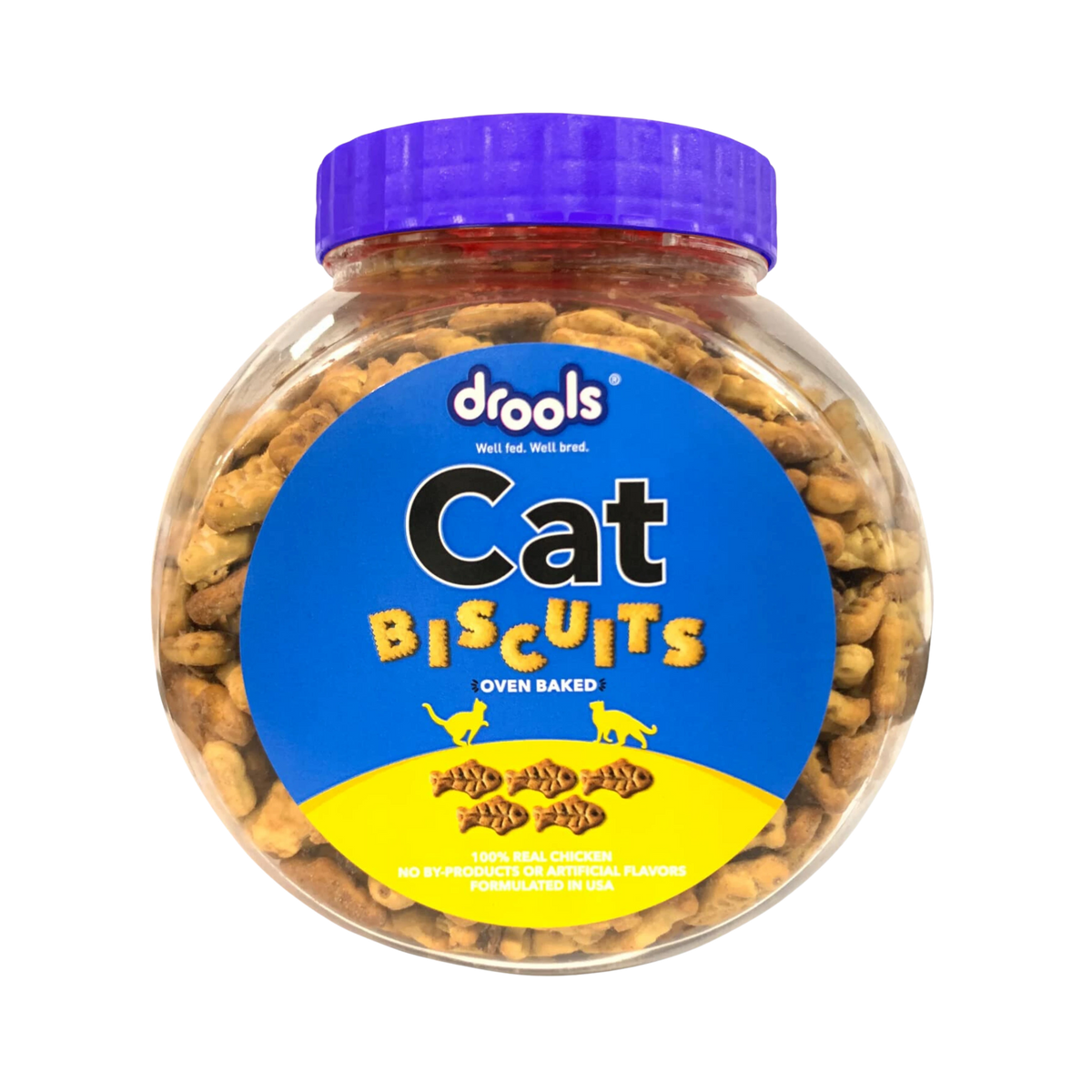 Drools Real Chicken Cat Biscuits 400g - Animeal