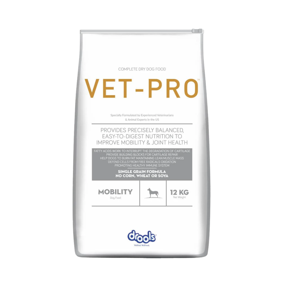 Drools Vet Pro Mobility Dry Dog Food, 12kg - Animeal