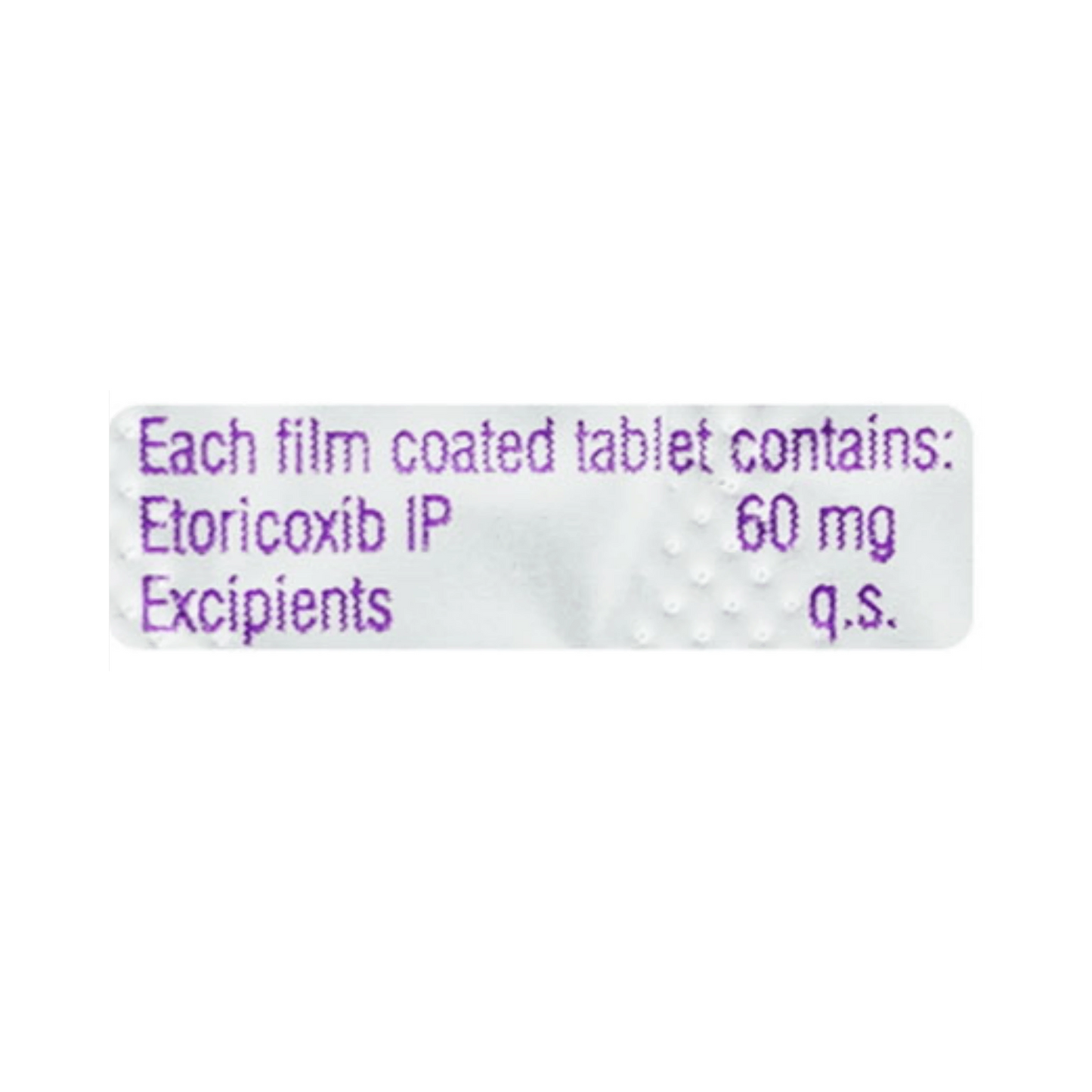 ETOSHINE 60MG TABLET - Animeal