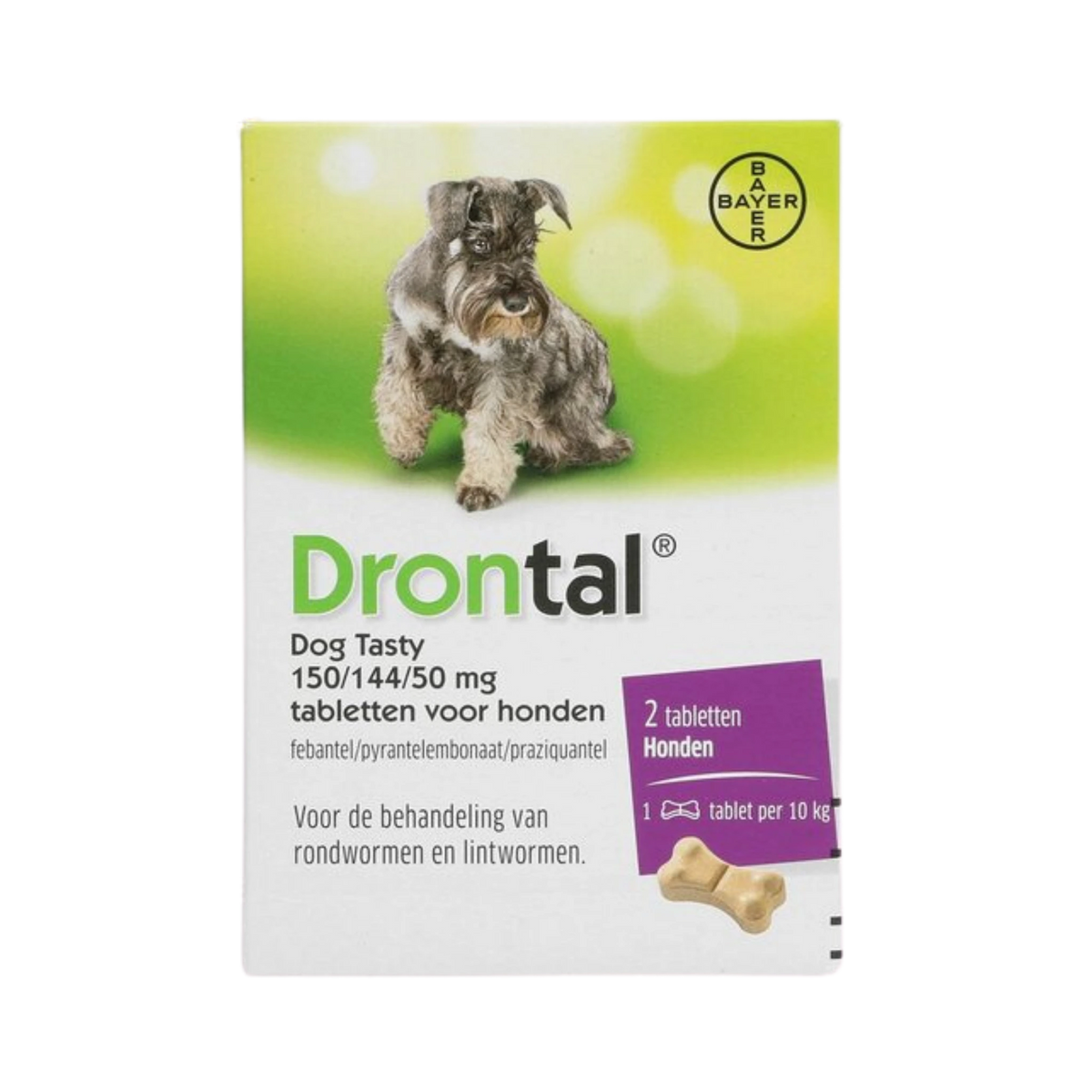 Elanco Drontal Plus Tasty Dewormer Tablets for Dogs, 6 Tablets - Animeal