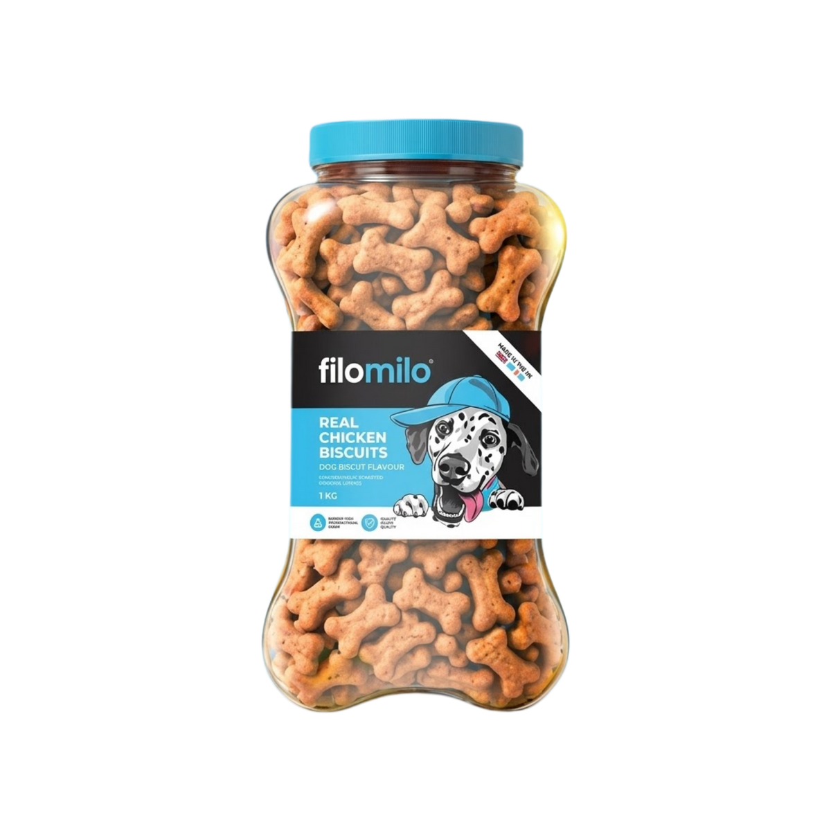 FILOMILO MILK & EGG BISCUIT (L) - Animeal