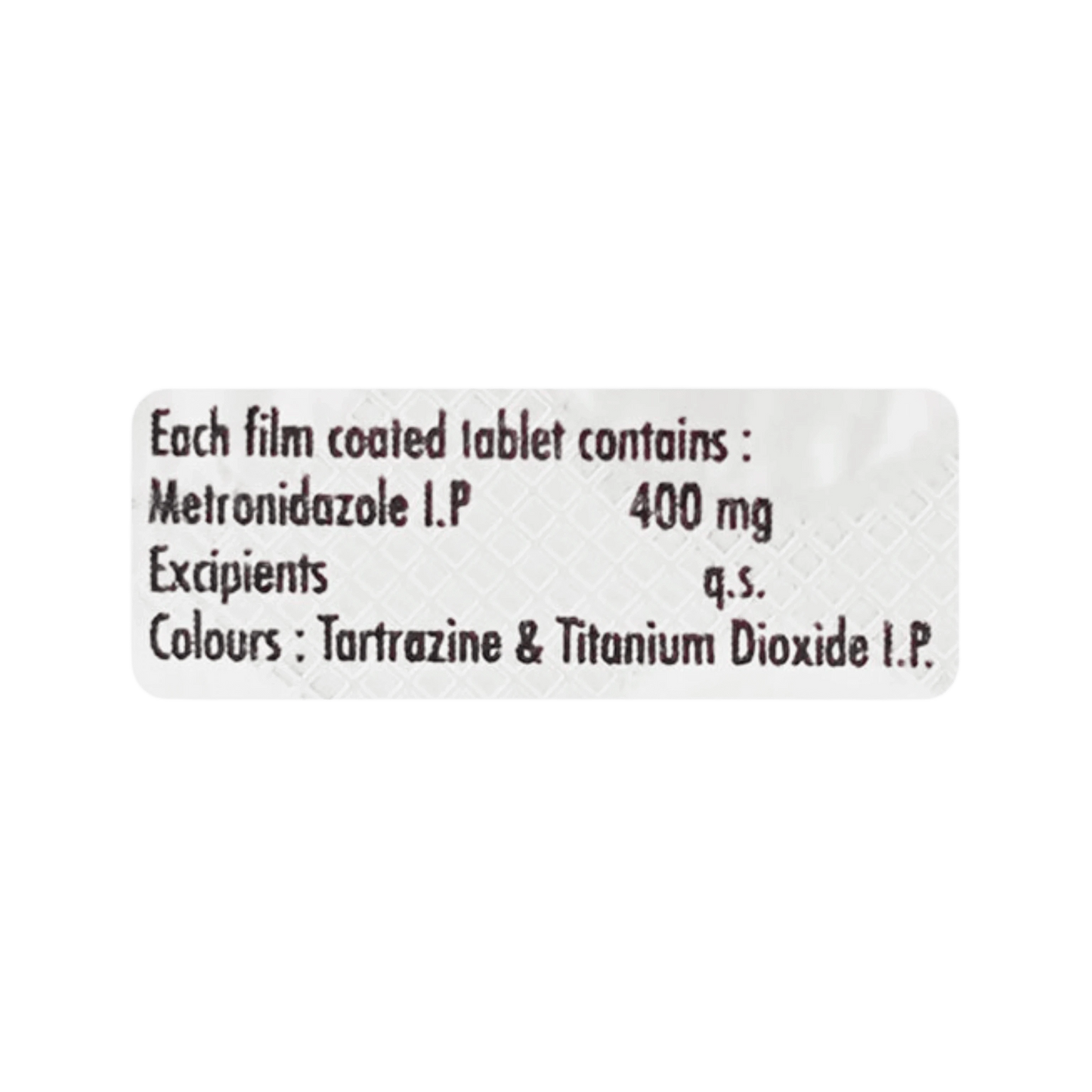 FLAGYL 400MG TABLET - Animeal