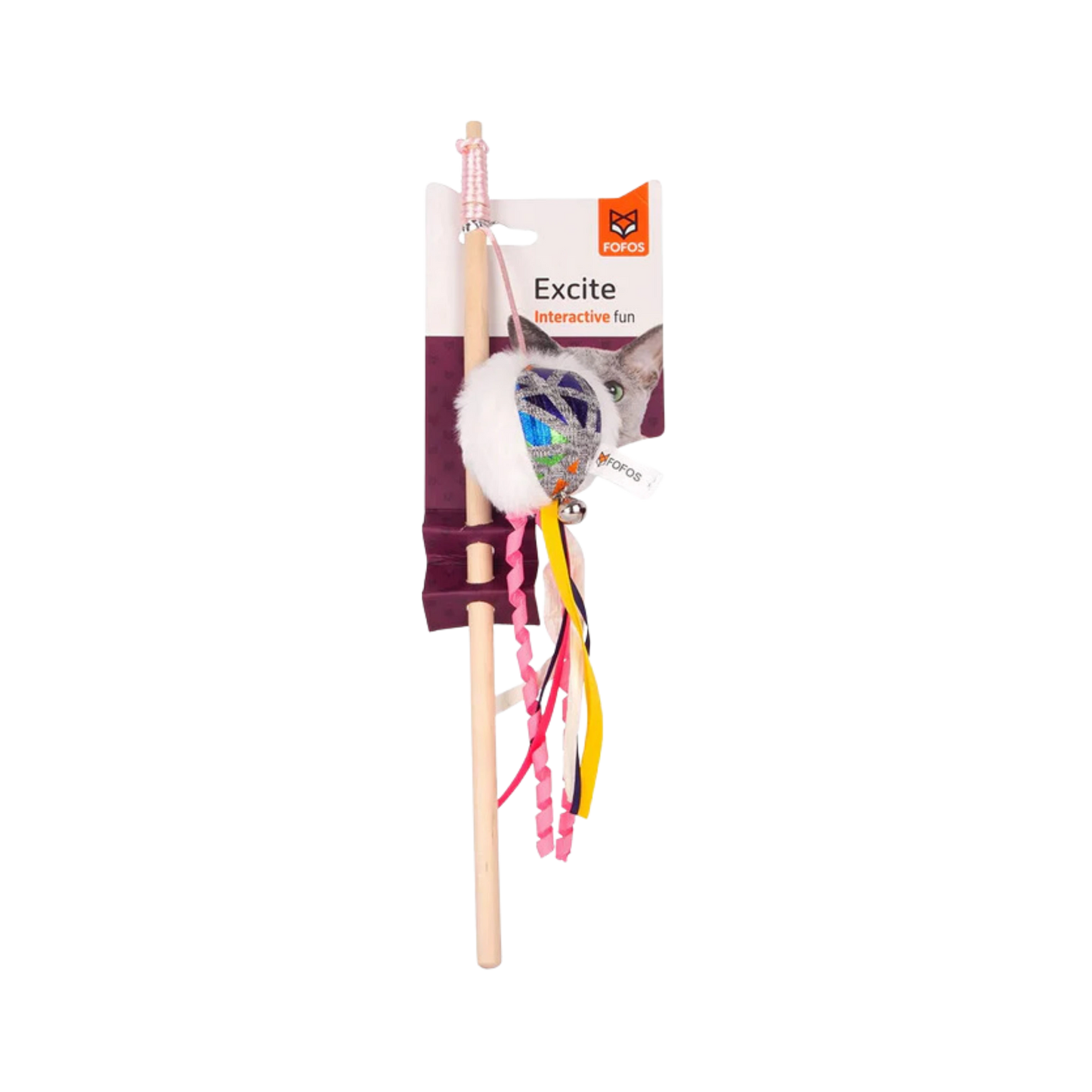 FOFOS BLOCKY MEOW BALL WAND - Animeal