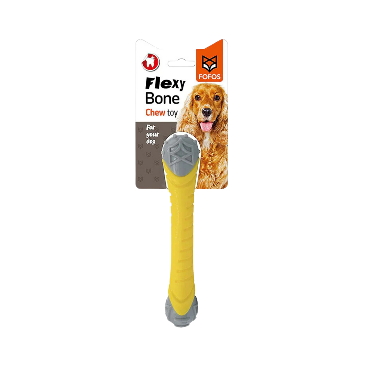 Fofos Flexy Bone Chew Toy for Dogs, Large - Animeal