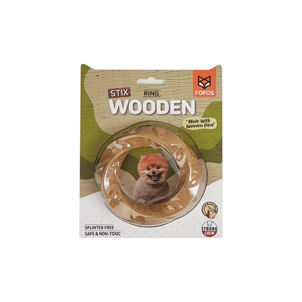 Fofos Woodplay Ring for Dogs and Cats - Animeal