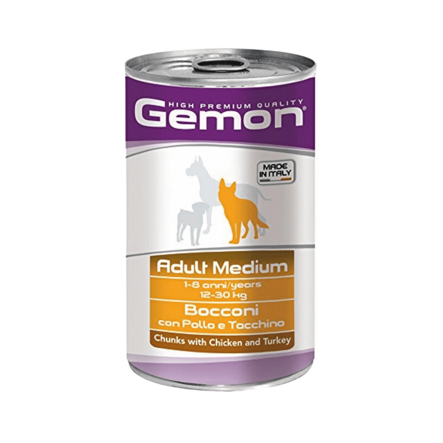GEMON CHUNKS ADULT & MEDIUM WITH CHI & TURKY CAN - Animeal