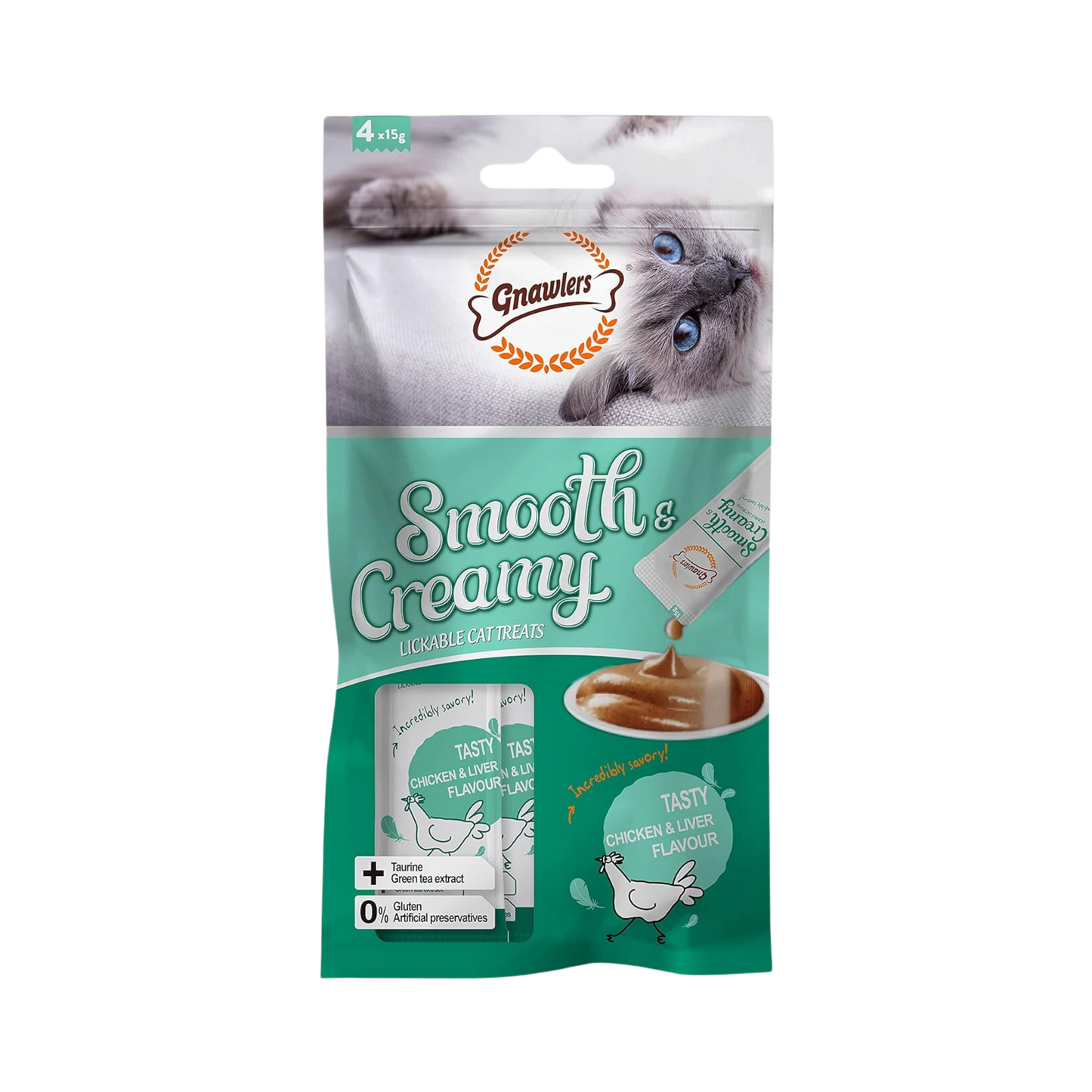GNAWLERS CREAMY TREAT CHIC & LIV (S) - Animeal