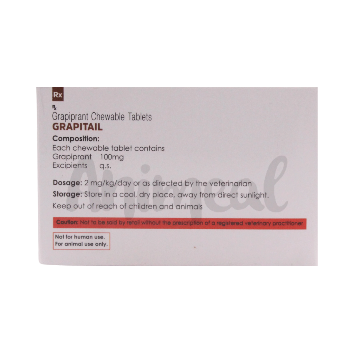 GRAPITAIL 100MG TABLET - Animeal