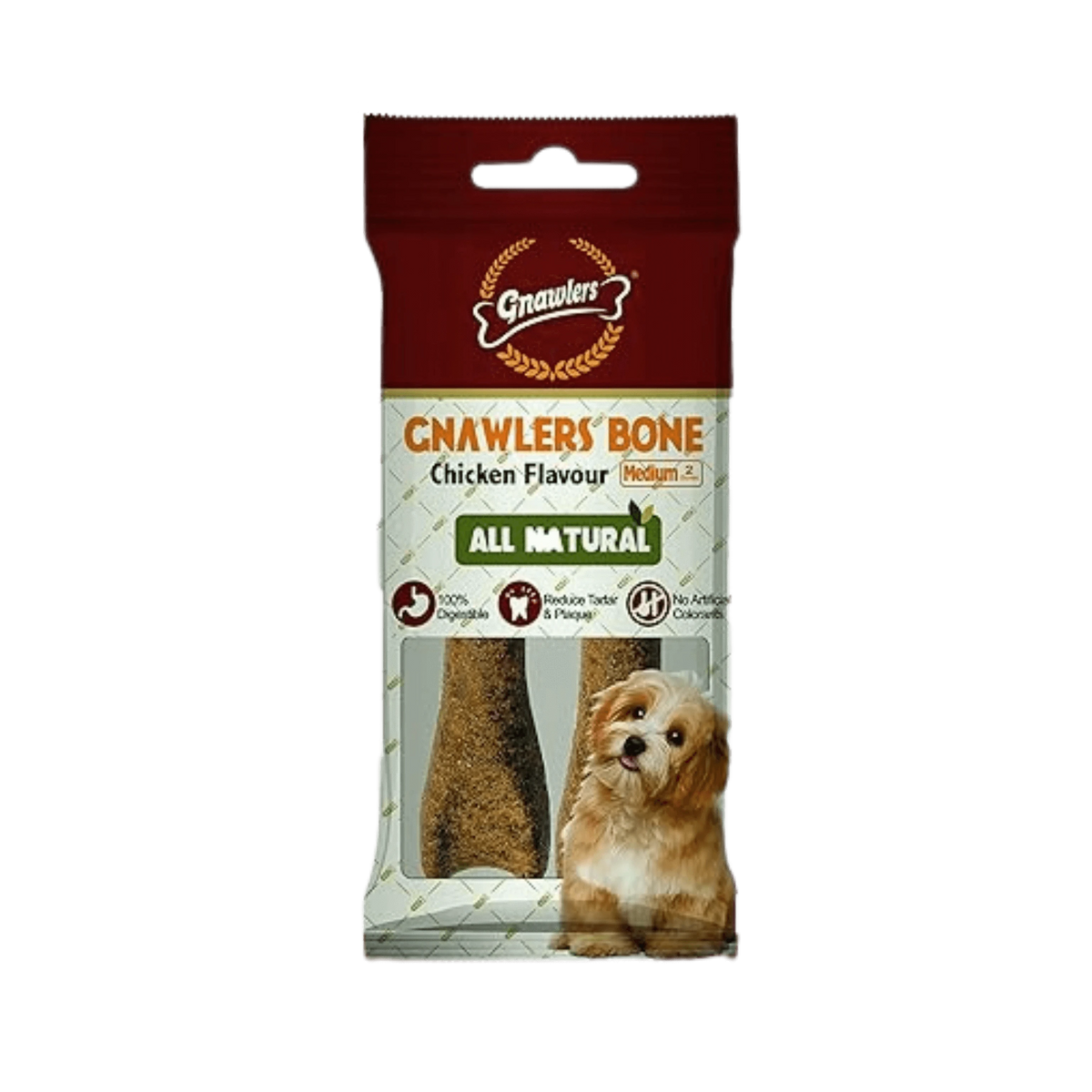 Gnawlers Chew Bone, 2 Pieces - Animeal