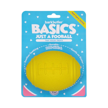 BARKBUTLER JUST A FOOBALL-SMALL TOY (Y) - Animeal