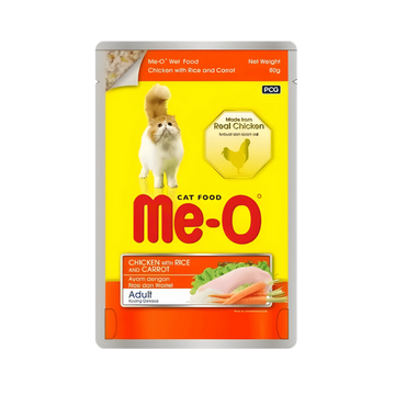 ME-O JELLY ADULT CHIC WT RICE & CARROT 80GM