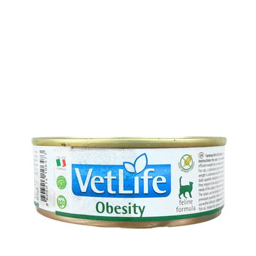 VETLIFE OBESITY CAT CAN FOOD 85GM