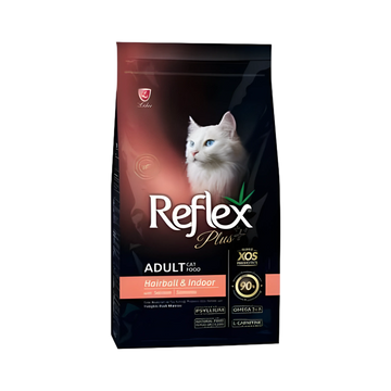 REFLEX HAIRBALL & INDOOR CAT DRY FOOD 1.5KG