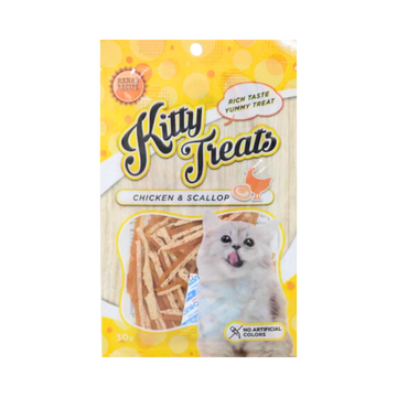 KITTY TREATS CHICKEN WITH SCALLOP FLAVOUR - Animeal