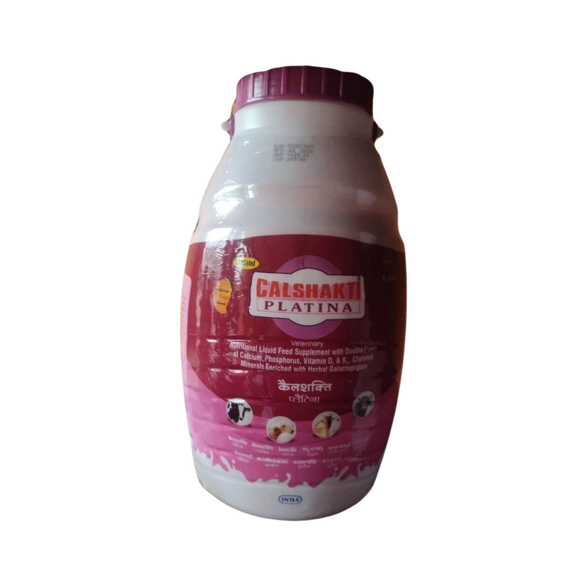 Intas Calshakti Platina Liquid for Farm Animals, 1 Litre - Animeal