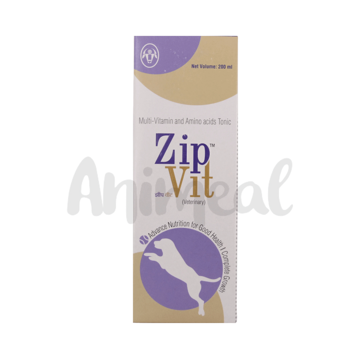 Intas Zipvit Syrup for Dogs, 200ml - Animeal