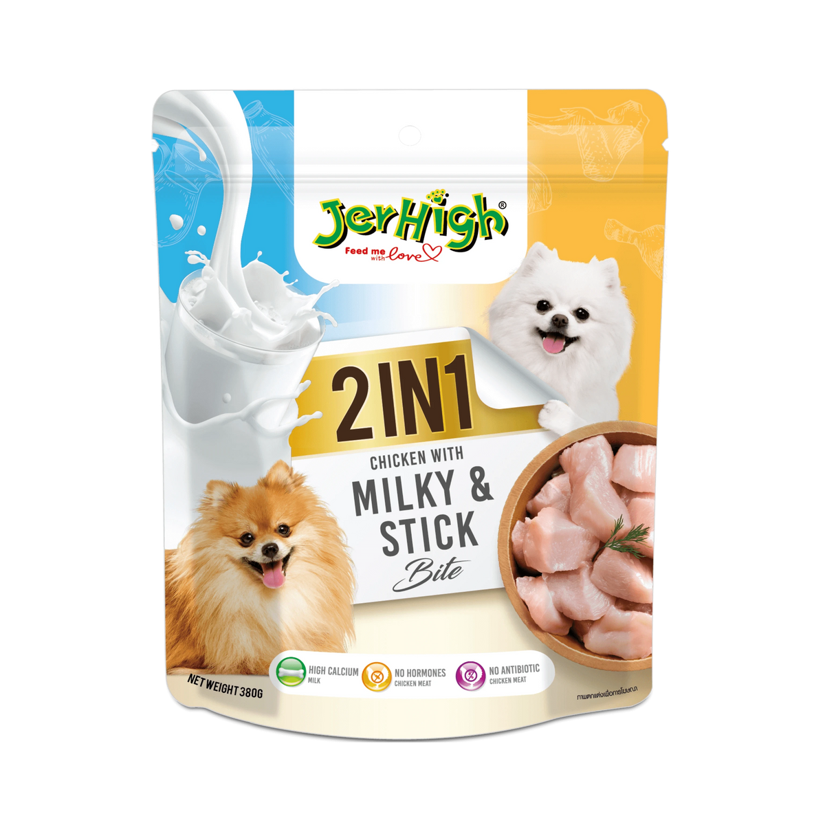 JERHIGH MILKY & STICK 2IN1 TREAT - Animeal