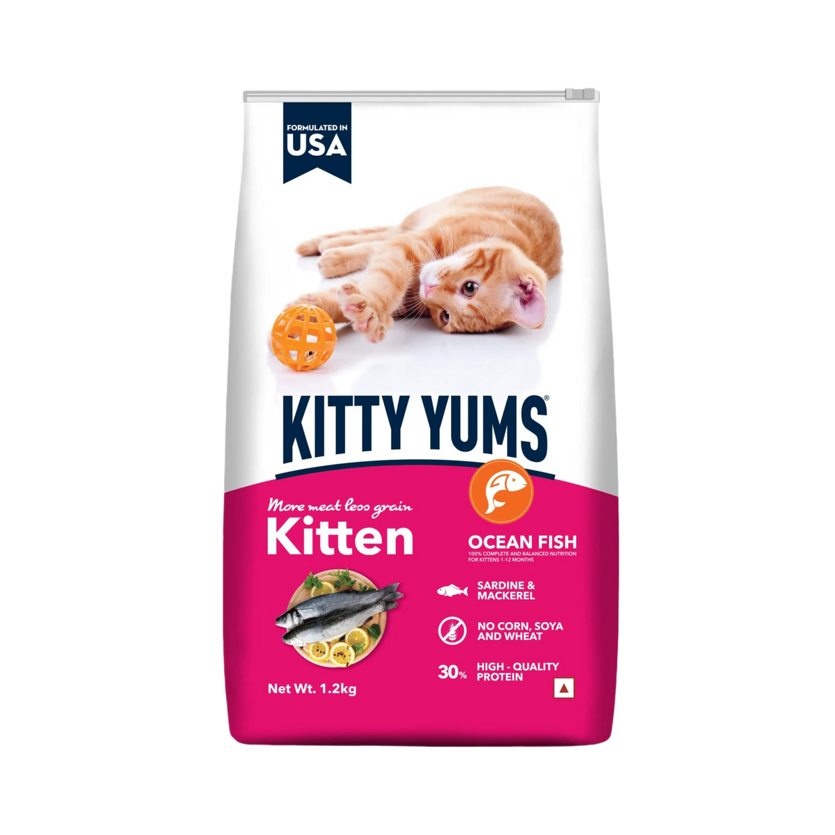 Kitty Yums Kitten Dry Cat Food, 400g - Animeal