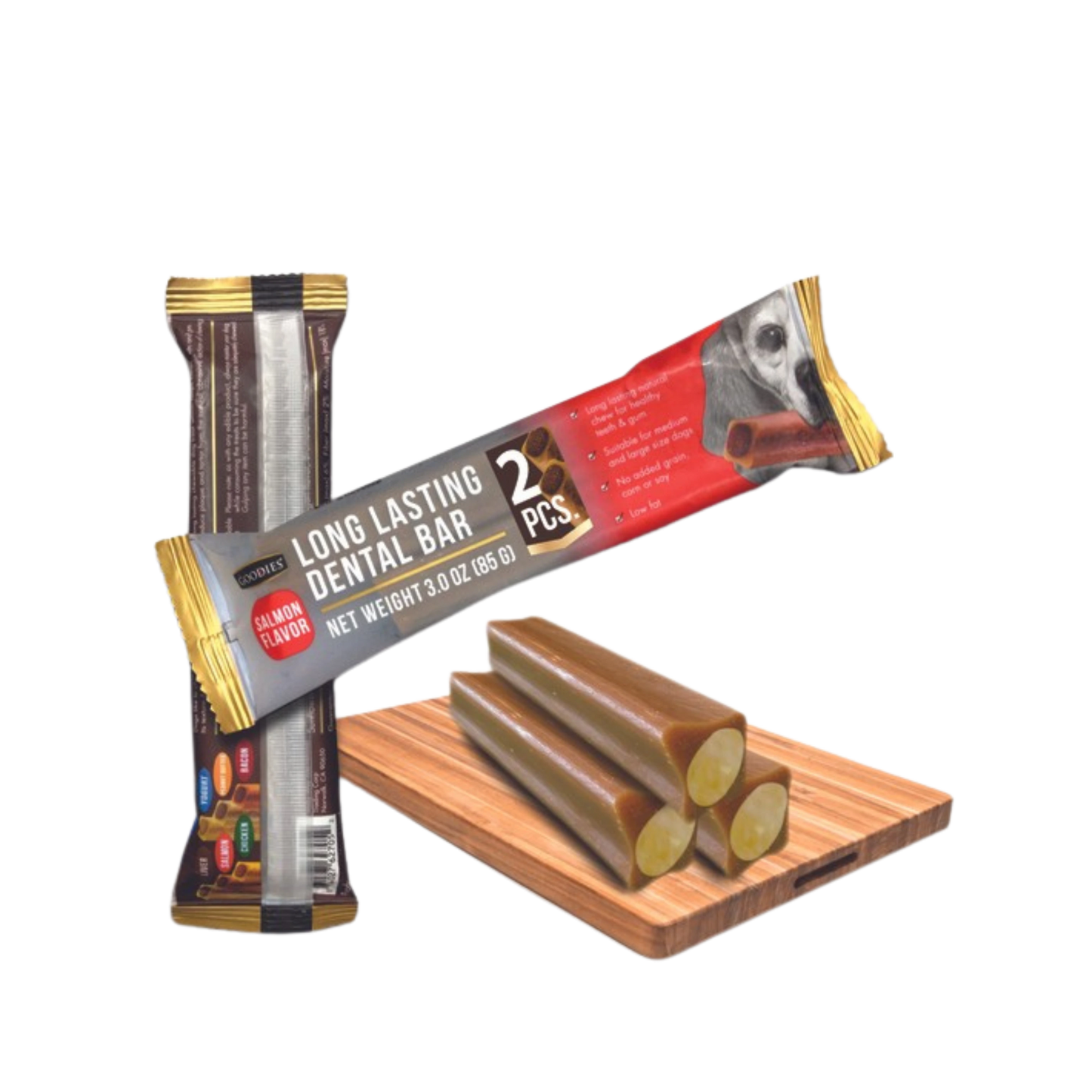 LONG LASTING SALMON FLAV DENTAL BAR - Animeal