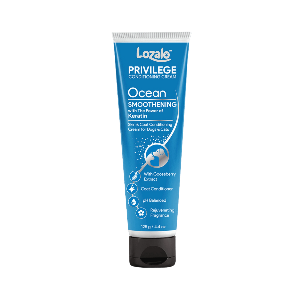 Lozalo PR Ocean Condi Cream for Dogs and Cats, 125g - Animeal