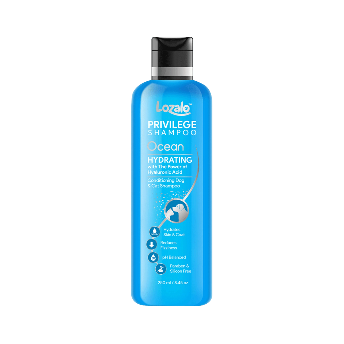 Lozalo PR Shampoo (Ocean) for Dogs and Cats, 250ml - Animeal