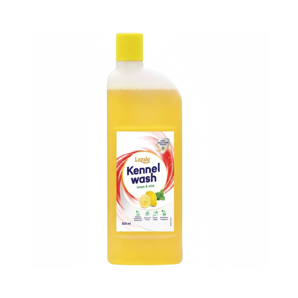 Lozalo Wash Lemon and Mint for Dogs and Cats, Medium, 500ml - Animeal
