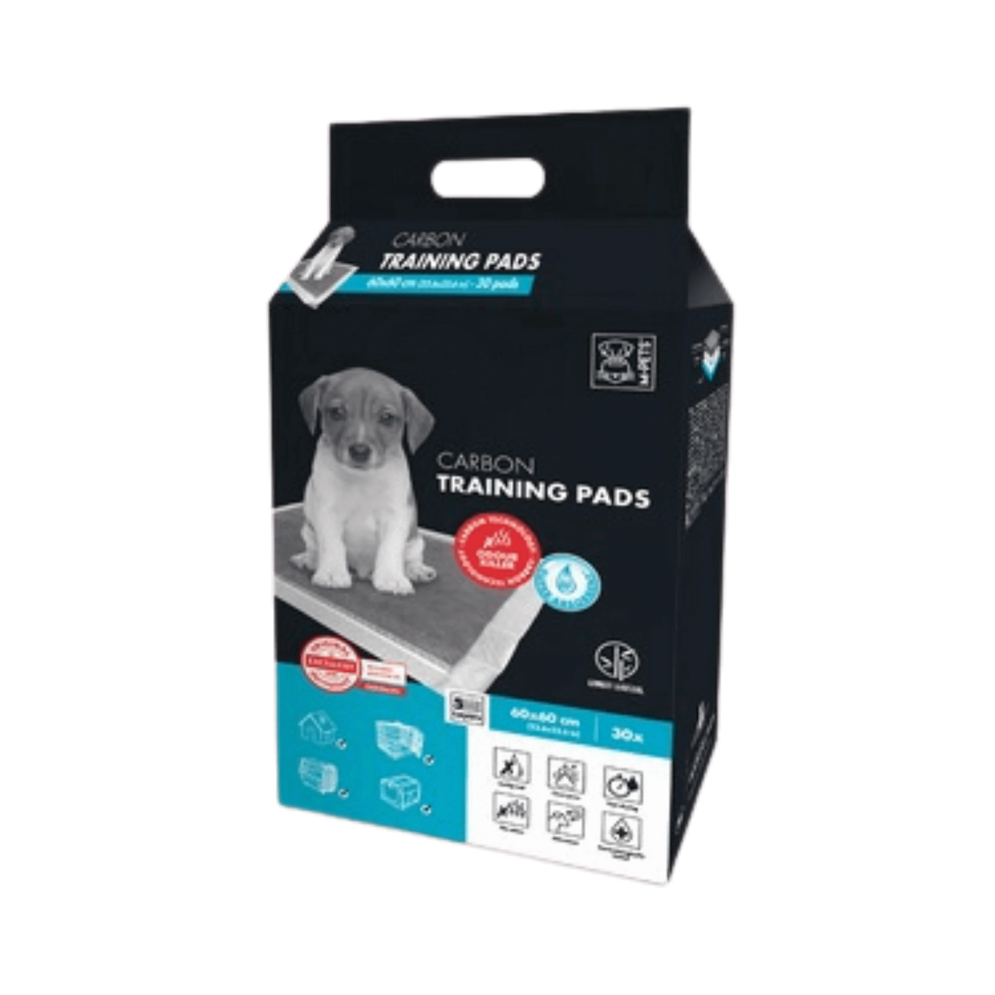 M-PETS CARBON TRAINING PADS 60X60 (M) - Animeal